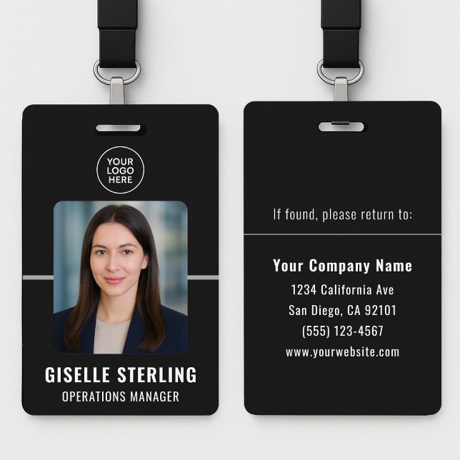 Custom Employee Photo ID Work Security Staff Badge (Creator Uploaded)