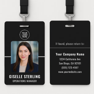 Custom Employee Photo ID Work Security Staff ID Badge