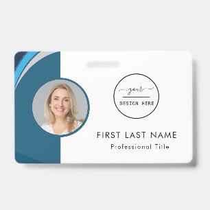 Custom Employee - Photo, Logo, Name ID Badge