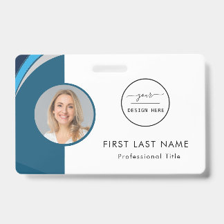 Custom Employee - Photo, Logo, Name ID Badge