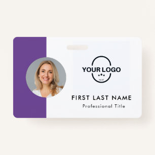 Custom Employee - Photo, Logo, Name ID Badge ID Badge