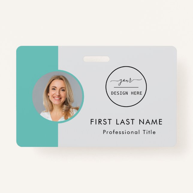 Custom Employee - Photo, Logo, Name ID  Badge ID Badge (Front)