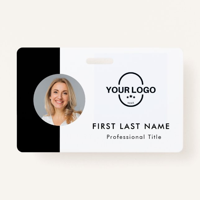 Custom Employee - Photo, Logo, Name ID  Badge ID Badge (Front)