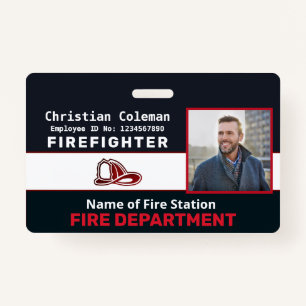 Custom Employee Photo Name ID  Card Logo Bar Code  ID Badge