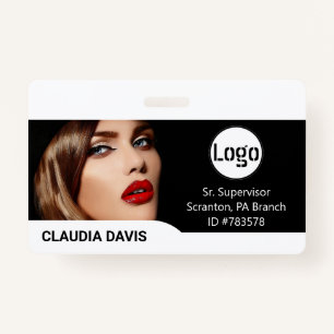 Custom Employee Photo,Name , Logo , Badge ID Badge