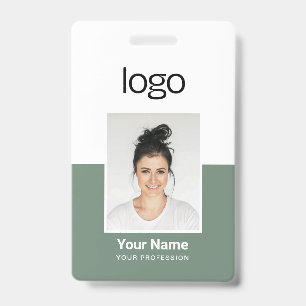 Custom Employee Photo Name Tag Badges ID Badge