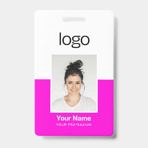 Custom Employee Photo Name Tag Badges ID Badge