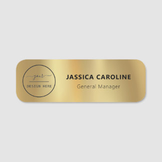 Custom Employee Pin Name Tag or Magnetic with Logo