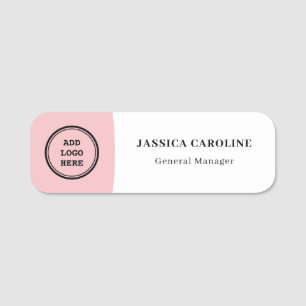Custom Employee Pin Name Tag or Magnetic with Logo