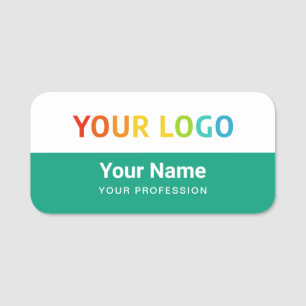 Custom Employee Pin Name Tag or Magnetic with Logo