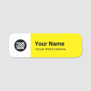 Custom Employee Pin Name Tag or Magnetic with Logo