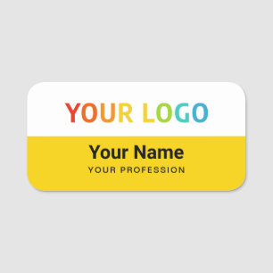 Custom Employee Pin Name Tag or Magnetic with Logo
