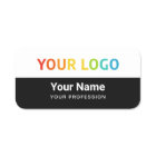Custom Employee Pin Name Tag or Magnetic with Logo