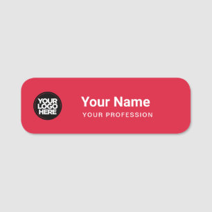 Custom Employee Pin Name Tag or Magnetic with Logo