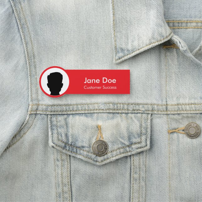 Custom Employee Profile Name Tag (In Situ)