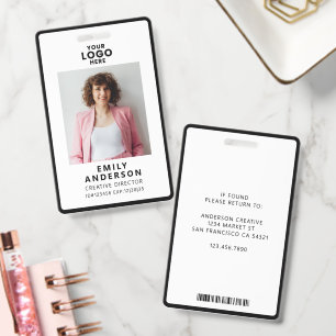 Custom Employee Staff Photo ID Badge