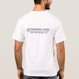 Custom Employee Tshirt, Add Your Logo Men T-Shirt
