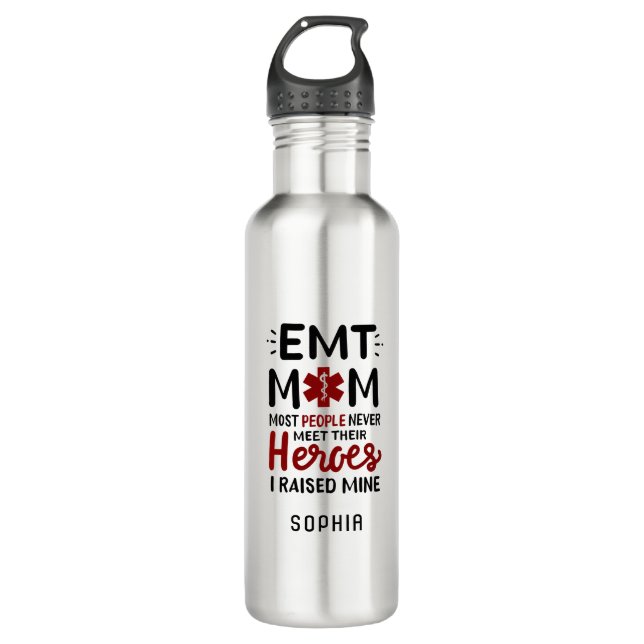 Custom EMT Medical Assistant Name 710 Ml Water Bottle (Front)