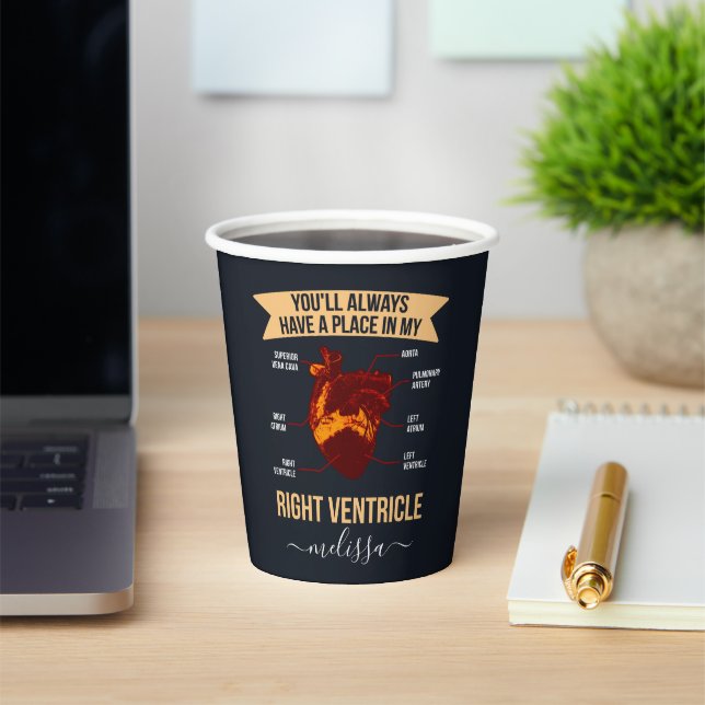 Custom EMT You'll Always Be In My Heart Nurse Paper Cups (Insitu)