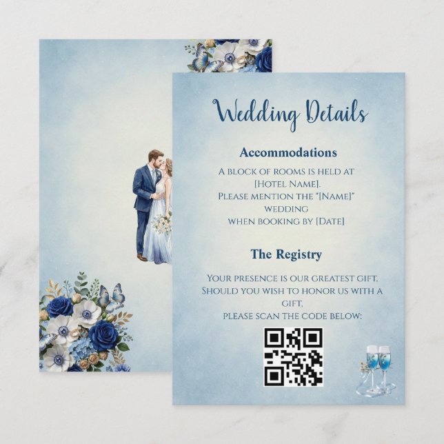 Custom Enclosure & QR Details Card (Front/Back)