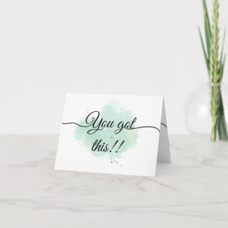 Custom Encouragement  Card