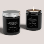 Custom Engagement Wedding Candle Gift for Couple Square Sticker<br><div class="desc">Use this label for your candle business to create a funny and cute couple gift. Include your company name along with any other additional information of your choosing about your candle or your business. 6ADesign</div>