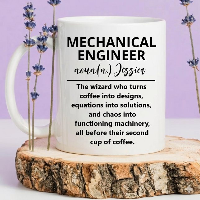 Custom Enginer Funny Mechanical Engineer Gift idea Mug (Creator Uploaded)