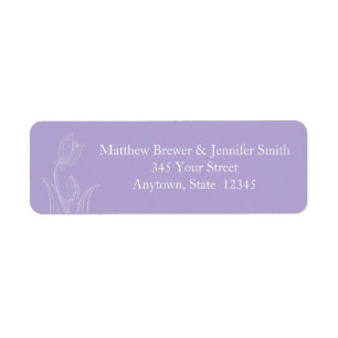 Custom Envelope Return Address Label Stickers