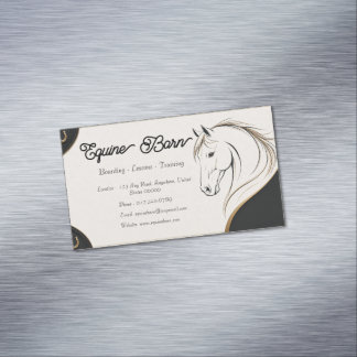 Custom Equestrian Business Card