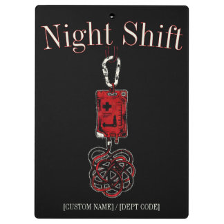 Custom ER Nurse Mom Tactical IV Lifeline Medical C Clipboard