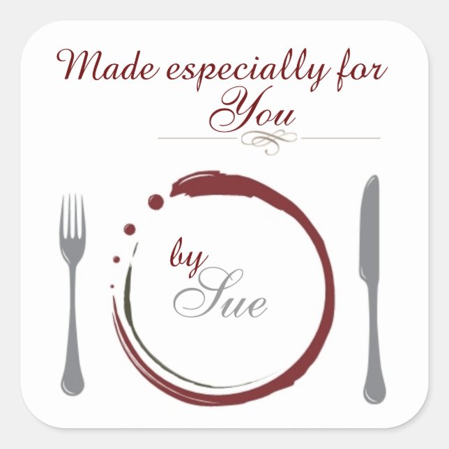 Custom Especially for You Stickers (Front)