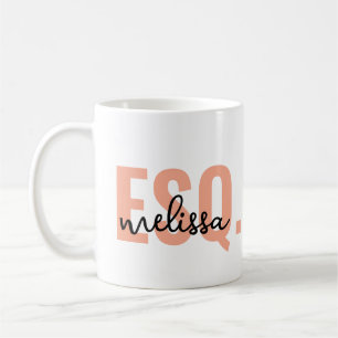 Custom Esquire Mug • Esquire Est  • Law Studen