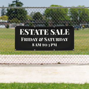 Custom Estate Sale Banner