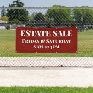Custom Estate Sale Banner