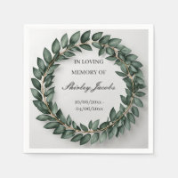 Custom Eucalyptus Funeral wreath Elegant Memorial