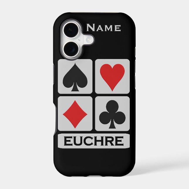Custom Euchre Player iPhone 5 Case-Mate (Back)