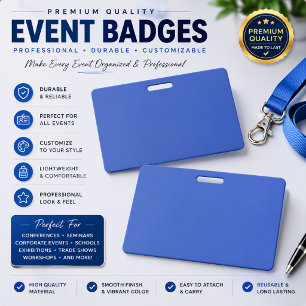 Custom Event Badge – Sleek Modern Design ID Badge
