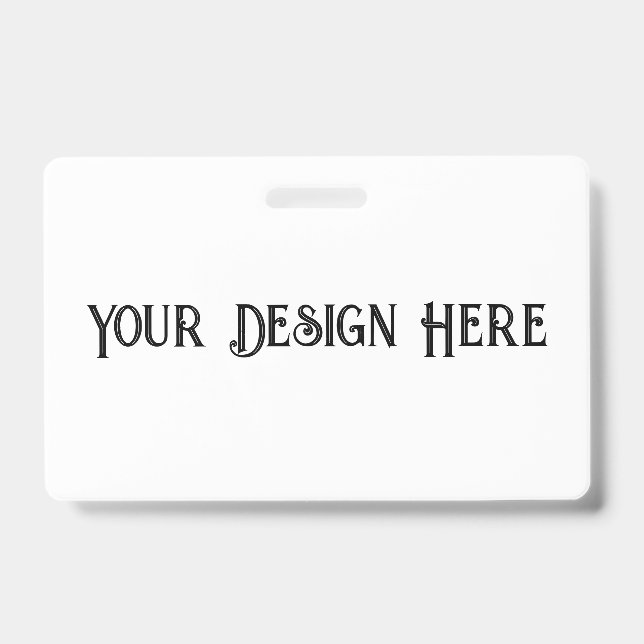 Custom Event Bulk  ID Badge (Front)