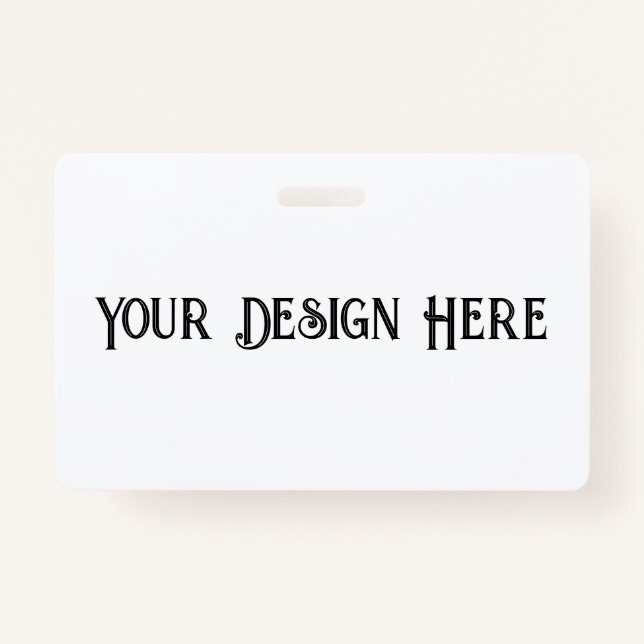 Custom Event Bulk  ID Badge (Front)