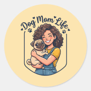 Custom Event Celebration Graphic Classic Round Sticker
