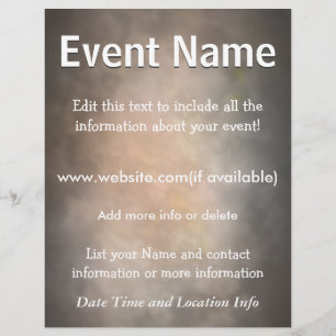 Custom Event Enlighten Flyer