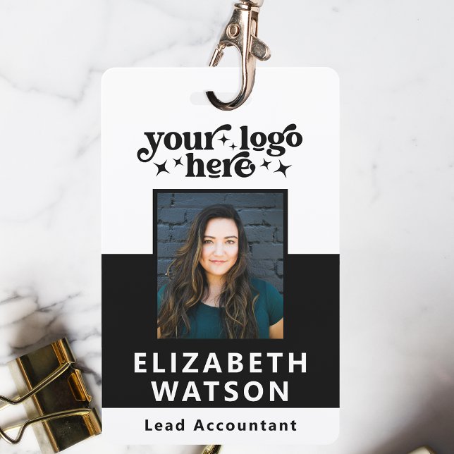 Custom Event ID With Photo Employee Lanyard Name Badge (Creator Uploaded)