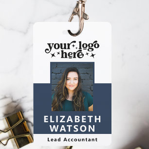 Custom Event ID With Photo Employee Lanyard Name Badge
