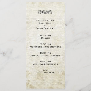 Custom Event program template