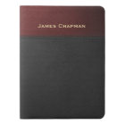 Custom Executive Men's Leather-Look Large Moleskin