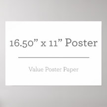 Custom Extra Small Poster