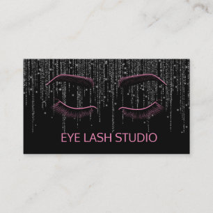 Custom Eye Lash Extension Business Card