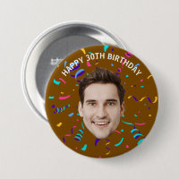 Custom Face 10th 20th 30th 40th 50th 60th Birthday