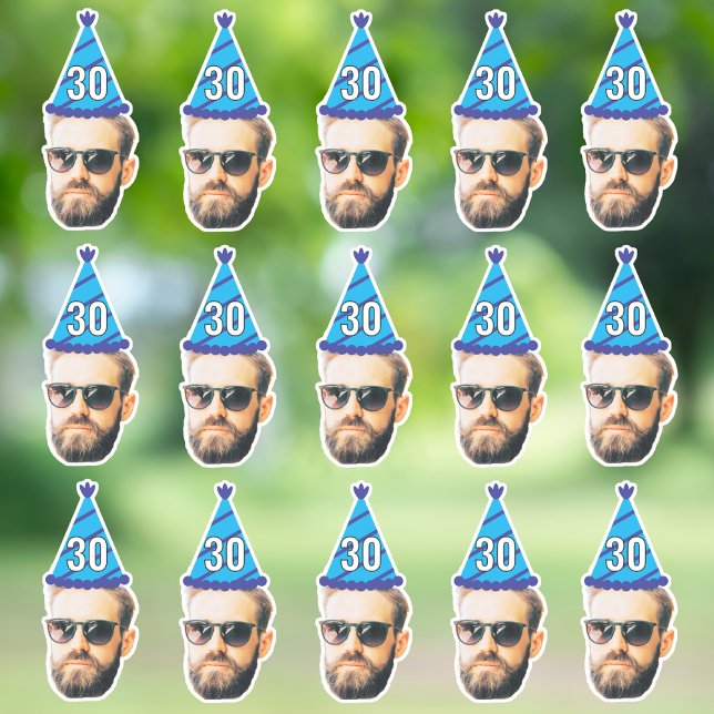 Custom Face 20th 30th 40th 50th 60th 70th Birthday (Creator Uploaded)