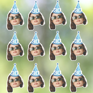 Custom Face 20th 30th 40th 50th 60th 70th Birthday